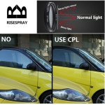 RISEUK 카메라 필터 편광 25 37 39/40 렌즈용 CPL 5 43 46 49 52 55 58 62 67 72 77 82 95/105 : 이티몬
