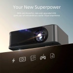 AUN A30 미니 프로젝터 휴대용 홈 시어터 비머 3D 시네마 LED 비디오 스마트폰 HD 포트 TV를 통한 4k 1080P 영화 : 이티몬