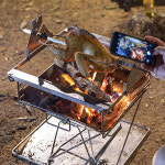캠핑 감성캠핑 화로 통닭구이꼬치 스텐레스 꼬치구이 : 땅이마켓