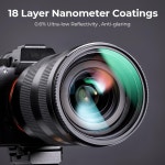 K  F Concept 나노 시리즈 UV 필터 초슬림 MCUV 보호 멀티 코팅 카메라 렌즈 3 개의 클리닝 천 77mm 82mm : 이티몬