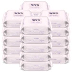 한예지 키스해링 퍼플 물티슈 캡형 100매, 20개 : 한예지공식샵