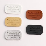 핸드메이드라벨 가방부자재 가죽라벨 : 다전상회