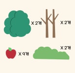 어린이집 사계절 환경판 주일학교 게시판 사과나무 : 덕분이 문방구