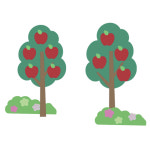 어린이집 사계절 환경판 주일학교 게시판 사과나무 : 덕분이 문방구