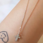 콩알십자가목걸이(14K 2.1g GDR-J1740) : gemflower