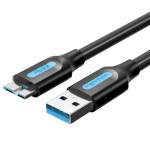 벤션 USB C타입 to MicroB 외장하드 케이블 연결선 0.5m 삼성 씨게이트 WD : 유그린스토어