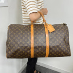 중고명품 루이비통 키폴55 여행가방 보스턴백 공항가방 명품감정서 JJ230814-03 : 와치 홀릭