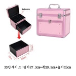 JINGHENG 전문가용 네일 아트 가방 정리 박스 휴대용 공구함 대용량 매니큐어 젤네일 수납함 : JINXINGSHOP