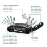 자전거펑크패치 자전거펑크수리 타이어 육각렌치 공구세트 정비 : 땡길이네