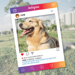 인스타 페이스북 유튜브 판넬 SNS 홍보 행사 이벤트 포토존 프레임  A3 A2 A1 : 사인팜