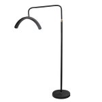 반달 LED 스탠드 조명 피부 관리실 뷰티샵 작업 네일 50W U자형 플로어 램프 (화이트) : 나루Market