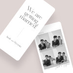 [포이스드] 모바일 청첩장 심플모바일 gif청첩장 : poysd