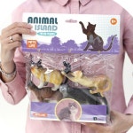 애니멀 아일랜드 PETS LIFE 고양이 피규어 4종세트 (6045) : 꿈그리다 스토어