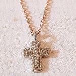 콩알십자가목걸이(14K 2.1g GDR-J1740) : gemflower