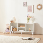 핸즈 데코 PB 우드 오픈 4칸 2단 선반 수납 거실장 가로1147 : 다원핸즈데코