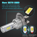 CSP LED 자동차 헤드램프 백색 조명 80W 고출력 H1 H8 H9 HB4 HB3 9005 9006 881 H27 터보 램프 6000K 12000LM H7 H4 H11 2 개... 
