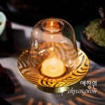 [다도 홈 인테리어 장식] 예향원 레트로 브론즈 순동 촛대 향받침 E-9774 : 예향원