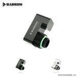 Barrow TX360PZ-15 360  회전 오프셋 어댑터 G1/4 인치 15mm 수-암 익스텐더 피팅 : soomall1