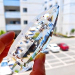 크리스탈 투명 면 샹들리에 조명 부품 DIY 선캐처 장식 크리스마스 트리 홈 데코 120mm K9 6 개/로트 : 퍼펙트월드66