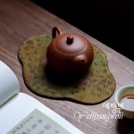 [다도 러너] 예향원 고급 견직 향운사 옥토끼 다석 티테이블 매트 E-9776 : 예향원