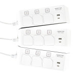 국산 개별 3구 고속충전 C타입 USB 컬러 멀티탭 1.5m 접지 멀티콘센트 : 다인샵몰