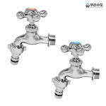 우리수도 십자카프링꼭지 세탁기 수도꼭지 욕실부속품 교체 : 우리수도