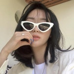 캣츠아이 레트로 안경 파티 선글라스 : 동그라미파티