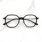 판토형 가벼운 남자 여자 안경 각진 뿔테 안경테 다하오 H31014 : 다하오