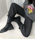 2024ss 보테가 청키 통굽 미들부츠힐 H0063 : mimishu