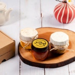 진해양봉 벌꿀3종세트 아카시아 야생화 잡화꿀 벌화분 꿀 답례품 선물 세트 : 진해양봉