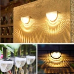 무선 LED 센서 등 태양광 가로등 외부 벽 등 2개 : 다임 스토어