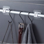 전세집커튼 못없는블라인드 못안박는투명커튼걸이 노피스 : kongstar