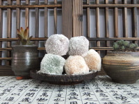 [대영] 삼색두텁떡 (40g 42알) 1.68kg 국내산 찹쌀 냉동떡, 수능떡 : 대영 SHOP