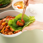 춘천맛집 광덕 장가네 뽕잎 양념닭갈비 철판닭갈비 캠핑밀키트 (500g+500) : 춘천 광덕 장가네 닭갈비