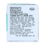 로슈 아큐첵 인스턴트 당뇨검사측정지 100매 혈당지 시험지 스트립 : MS메디칼