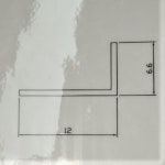 LED 방열판 HN-002 알루미늄바 프로파일 ㄴ형 50cm에서 2.5m까지 주문제작 : 로디픽