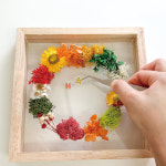 토단 원목 플라워 아크릴 액자 만들기 1인세트 DIY 말린 꽃 인테리어소품 : 문구티쳐