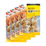 정화식품 통오징어숯불다리구이 45g x 5개 : 진이네간식