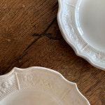 1800s Antique De Menonville cream faïence dish/ 1800년대 앤틱 De Menonville 크림 파이엉스디쉬 : La Sonate