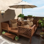 야외평상 데크 농막꾸미기 실외 조립식 정자 테라스 원목 옥상 바베큐장 : 포룸마켓