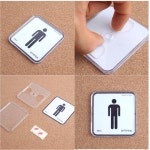 필성 화장실 표찰 마크 안내판 문구 사인 : 구월오천상회