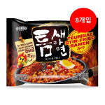 팔도 틈새라면 볶음면 맵부심 미국내수용 8개입 : 일이일