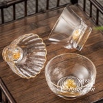 [다도 다기 보이차] 예향원 핸드메이드 골든 플라워 글라스 찻잔 3종 C-5340 : 예향원