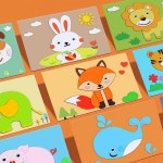 동물 eva 스티커놀이 유아 어린이 어르신 노인 인지활동 미술 만들기 프로그램 : 지오마노아