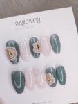 씰링네일시리즈 수제네일팁 : 이엘이네일