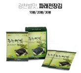 광천 별식품 구운김 무조미 무가미 간장이랑밥이랑 전장김 12g x 10봉 : 광천별맛김
