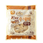 [160-1] 아하 감자고기수제비 만두 1.2kg : 야참푸드