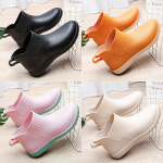 여성 숏 레인 부츠 S01 캐주얼 운동화 패션 장화 워터 장마 슈즈 : 연우88  YONWOO88