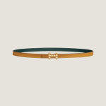 에르메스 여성벨트 Hermes 버블 버클 양면 가죽 골드 13 mm H010613UC06 : 로포쉬