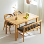 밀랑 핀치 원목 1400 식탁세트 4인 벤치형 : 밀랑 MILLANC